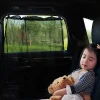 Car Sun Shield Black Mesh Car Window Privacy Curtain General Used