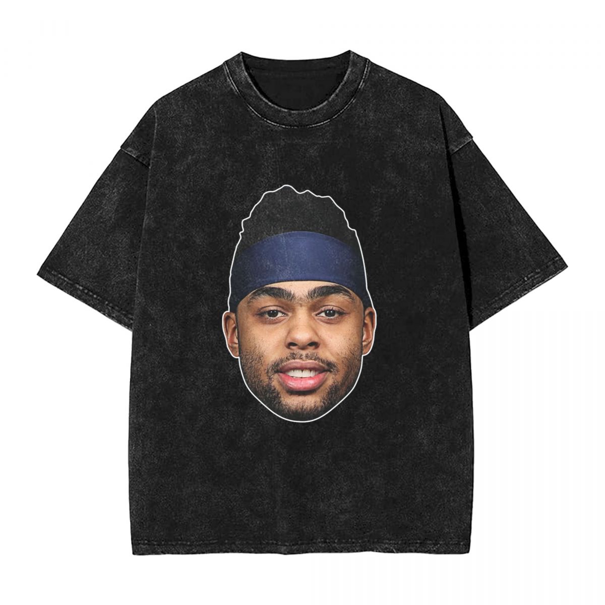 Minnesota Timberwolves D'Angelo Russell Washed Oversized Vintage Men's T-Shirt