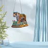 2D Flat DIY Tiger Diamond Art Pendant Diamond Painting Set Home Decoration Craft