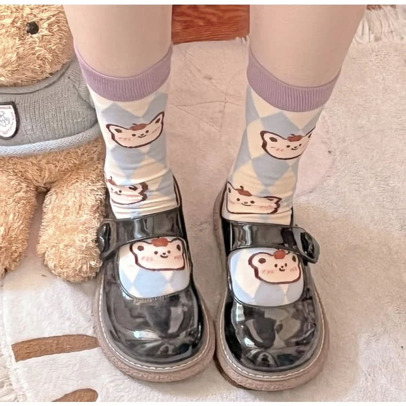Kawaii Soft Bear Socks ON113