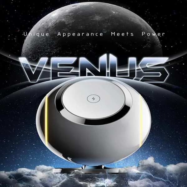 Three-in-one Spherical Ambient Light Vertical Magnetic Wireless Charger