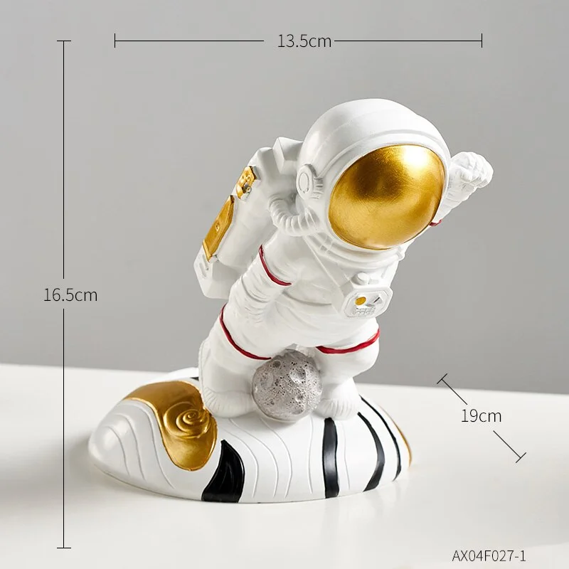 Creative Astronaut Wine Rack Resin Wine Holder Figure Figurines Wine Holder Nordic Home Decoration Mold Wine Bottle Holder Gifts