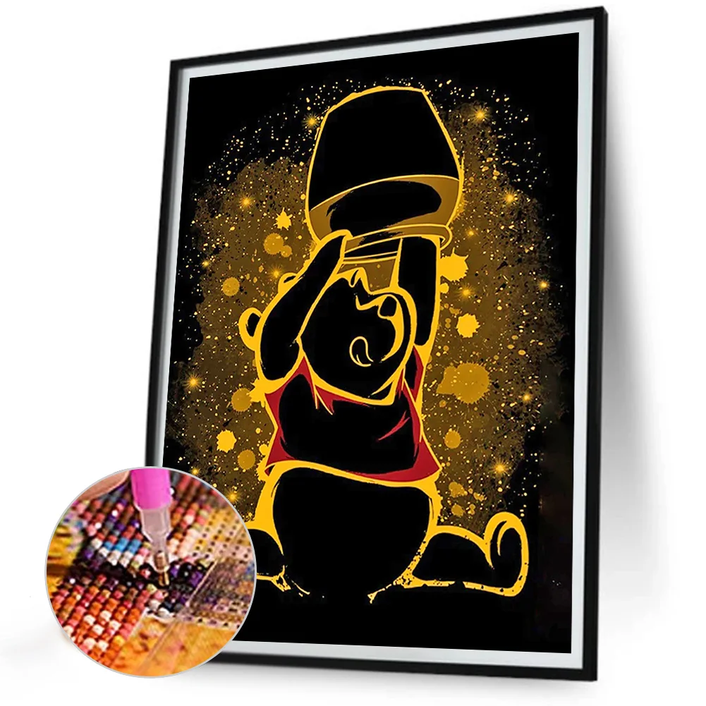 Diamond Painting - Full Round Drill - Winnie the Pooh(Canvas|30*40cm)
