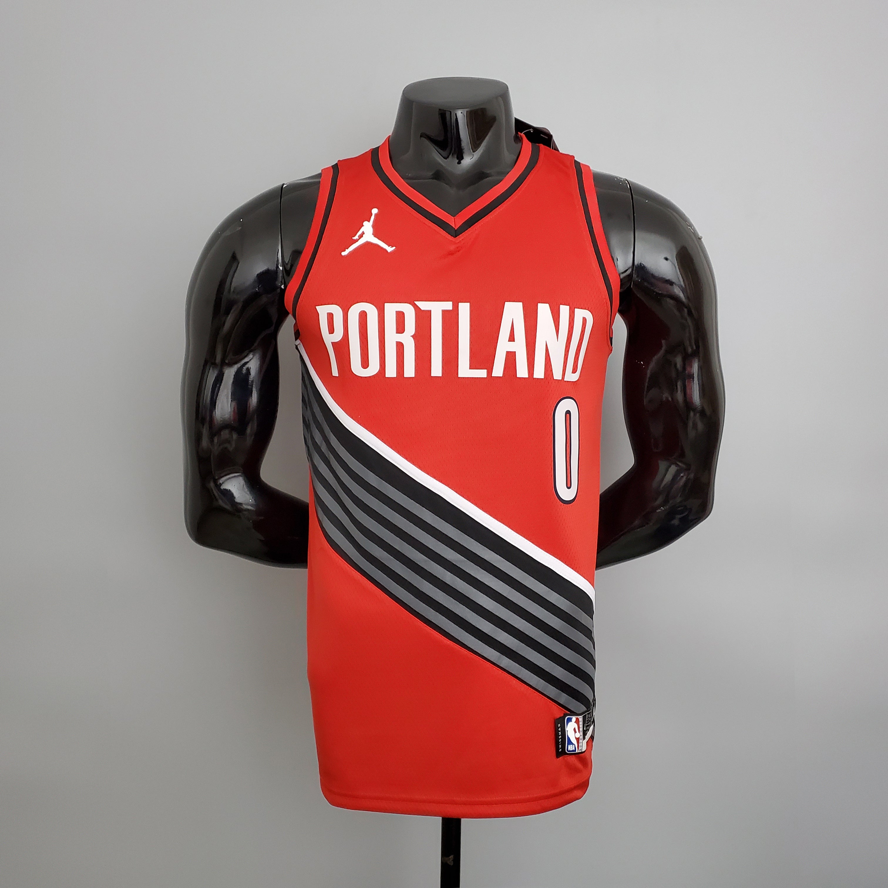 Maillot Portland Trail Blazers 0 Lillard NBA Basket Maillot De Fou, site maillot de foot pas cher