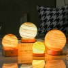 Planet LED Night Light Galaxy Planet Light with Stand Decorative Bedroom Bedside Lamp Creative Birthday Gift