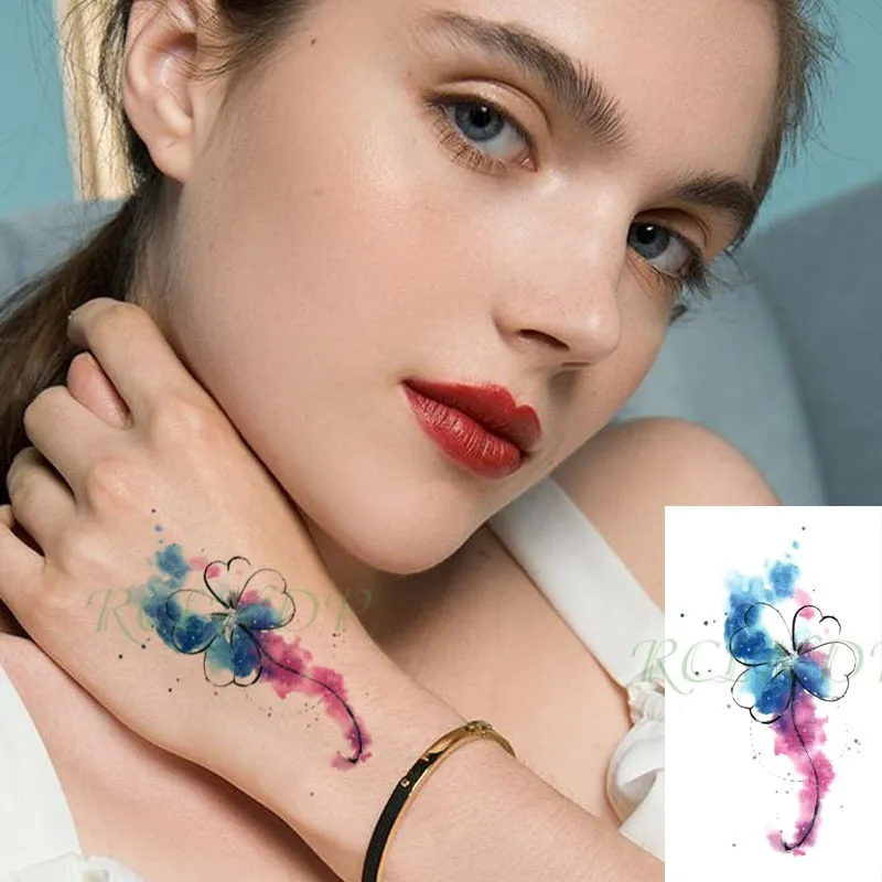 Waterproof Temporary Tattoo Sticker black machine gun tatto flash tatoo fake tattoos for men women