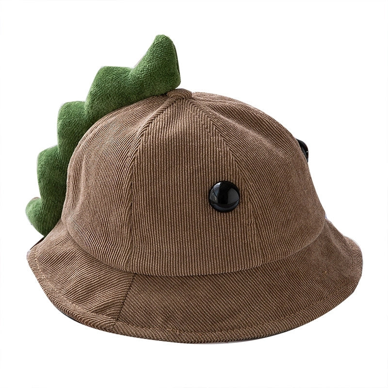 Autumn And Winter Baby Fisherman Hat Korean Style Cute Dinosaur Boys’ Basin Hat Fashion Girl’s Sun Hat Children MZ8263