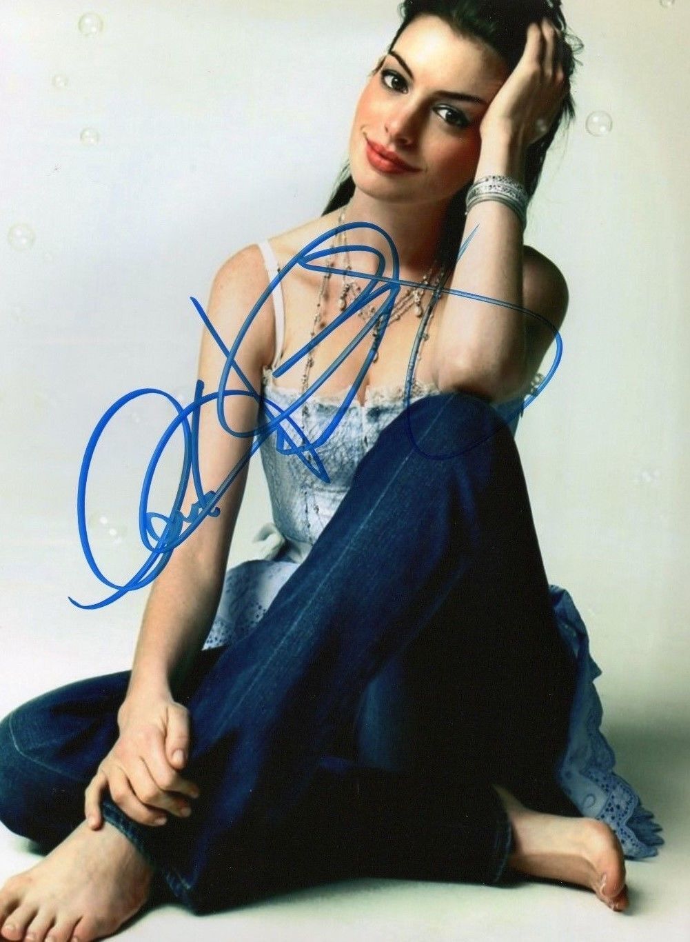 ANNE HATHAWAY AUTOGRAPHED SIGNED A4 PP POSTER Photo Poster painting PRINT 23