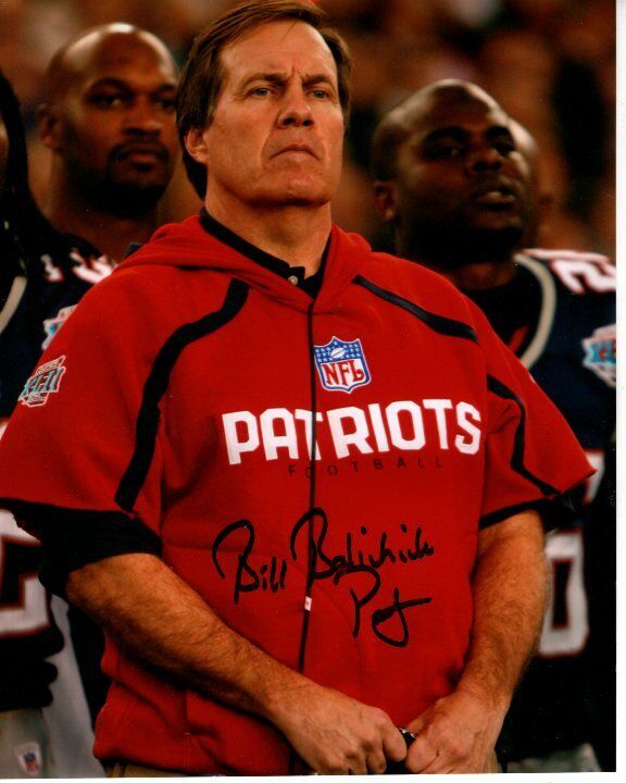 BILL BELICHICK signed autographed NFL NEW ENGLAND PATRIOTS 8x10 Photo Poster painting