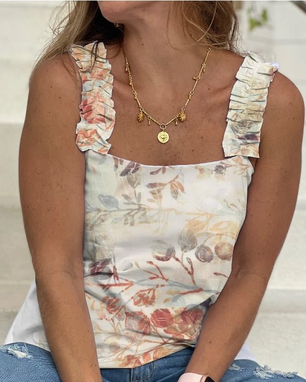 Ladies Camisole Print Vest Top