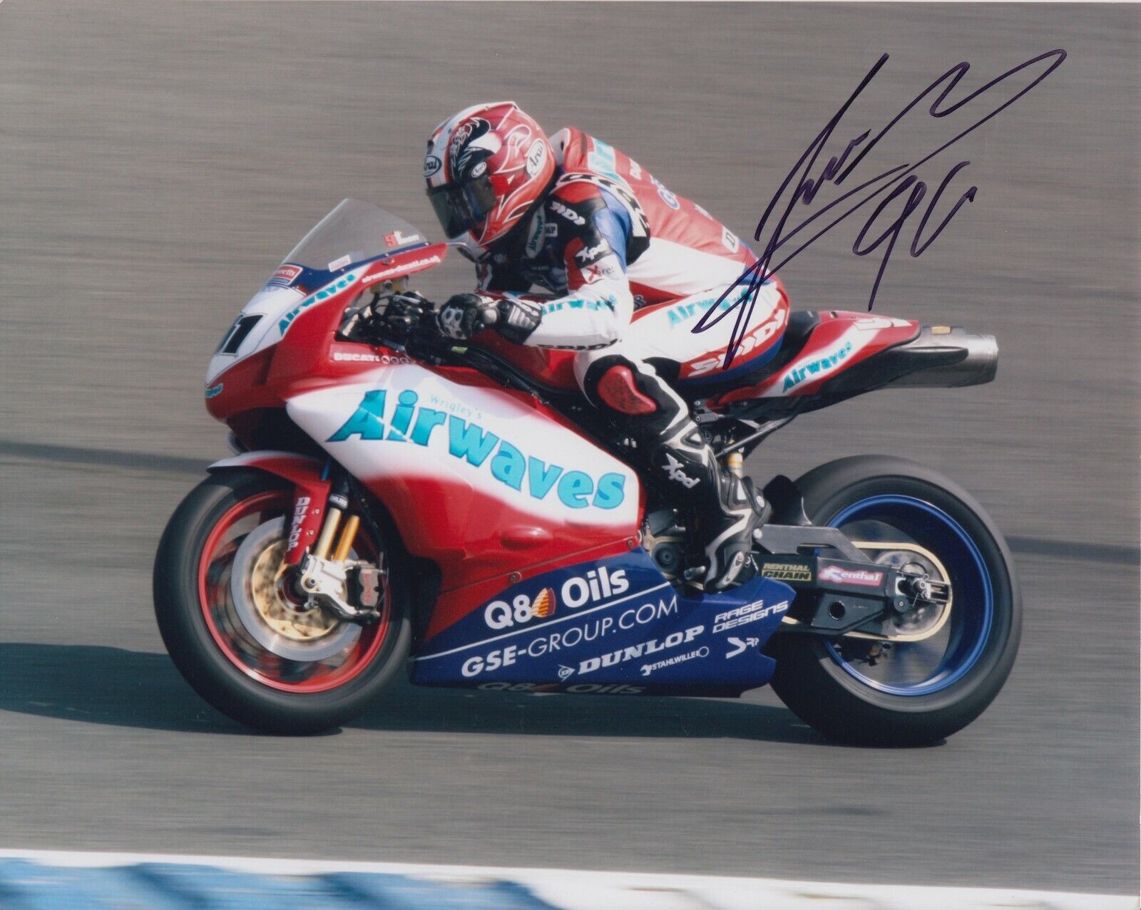 Leon Haslam Hand Signed 10x8 Photo Poster painting - BSB Autograph.