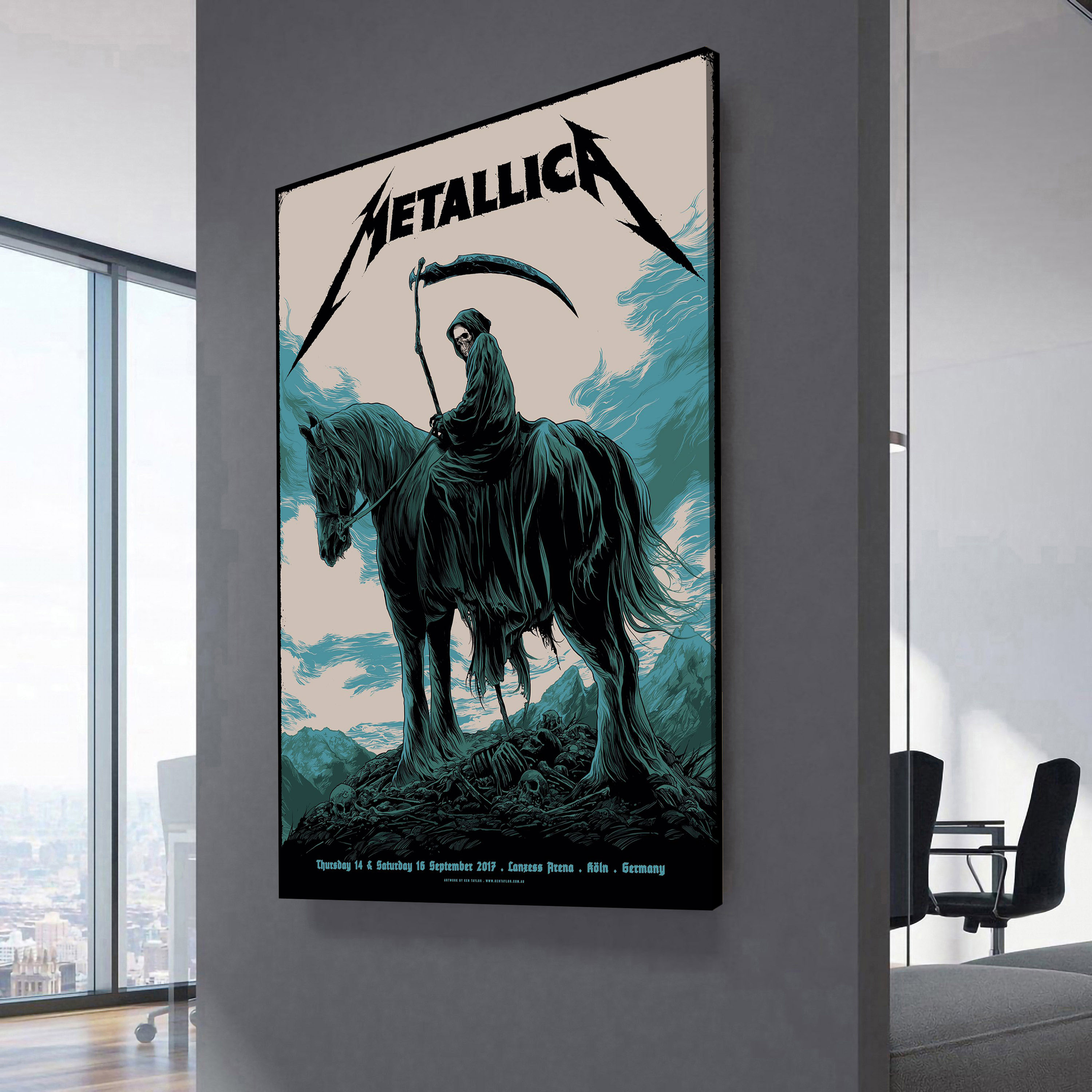 Metallica Cologne Concert 2017 Poster Canvas Wall Art 