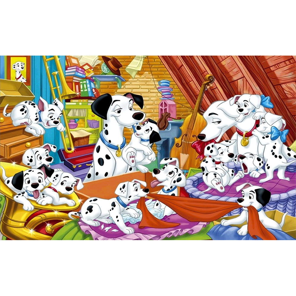 

Dogs - Round Drill Diamond Painting - 40*60CM (Big Size), 501 Original