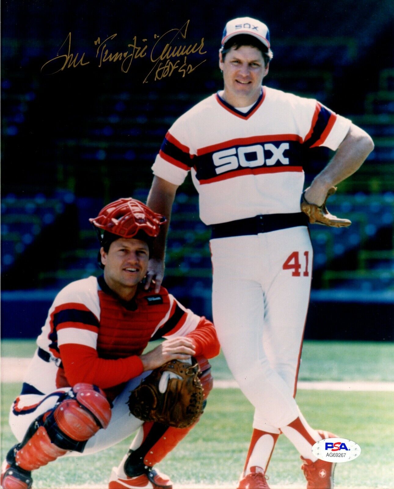 Tom Seaver autographed signed inscribed 8x10 Photo Poster painting MLB Chicago White Sox PSA