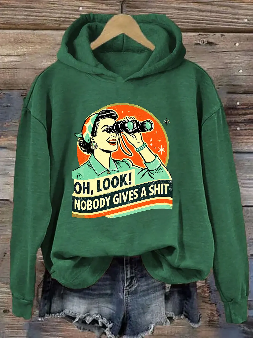 Oh Look Nobody Gives A Shit Hoodie