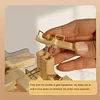 DIY Mortise and Tenon Wooden Marble Run Building Block Toy, Mechanical Model, Educational and Creative Assembly, Handmade Wooden Craft, Home Decoration, and Educational Gift