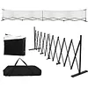 [US Local Warehouse] 22ft Telescopic Peak Ball Posts with Wheels Movable Net Posts Frame Pickleball Training Netting for Indoor & Outdoor Courts
