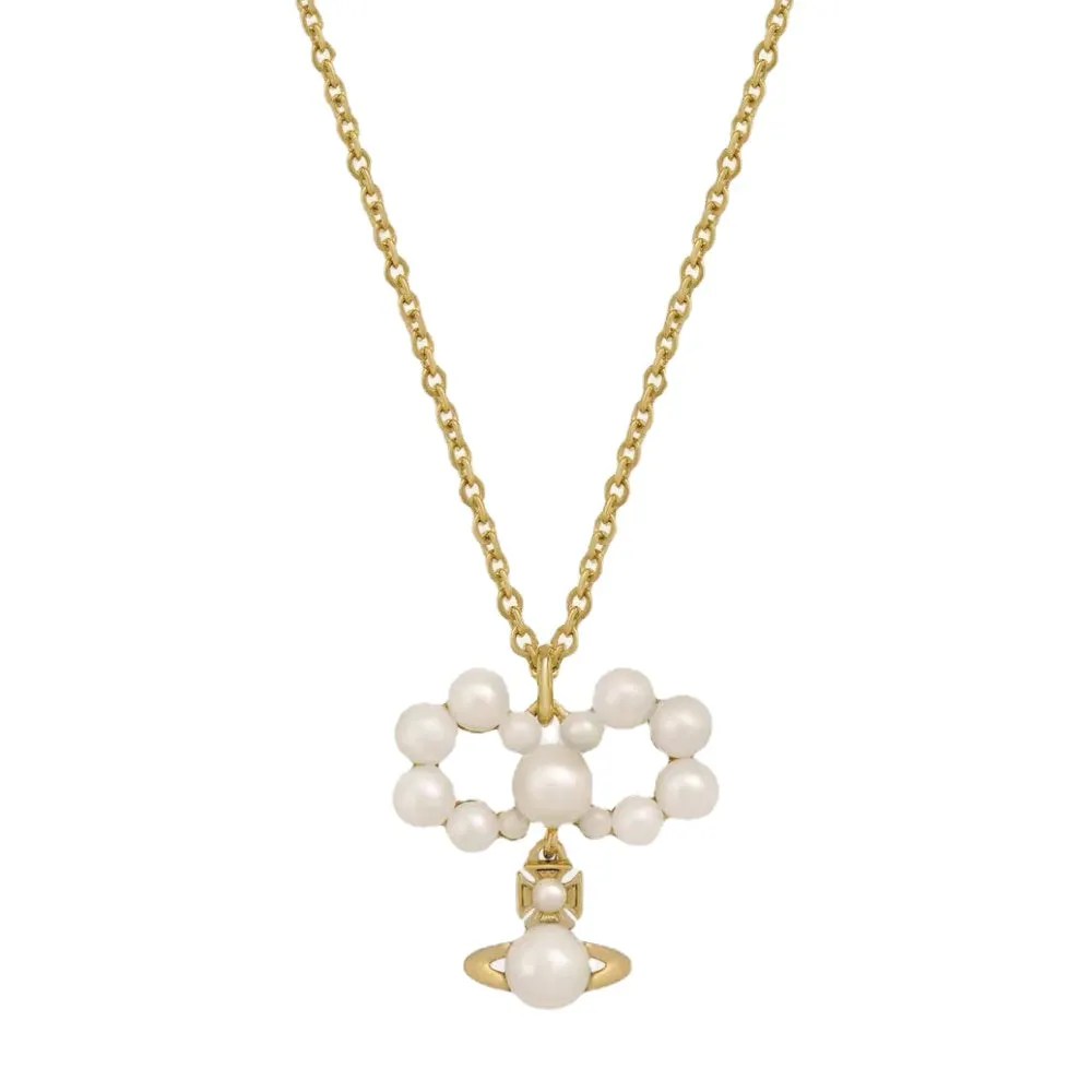 Vivienne Westwood Pearl Planet Pendant Necklace