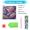 Diamond Painting-DIY Crystal Rhinestone Flower Butterfly(40*40 CM)