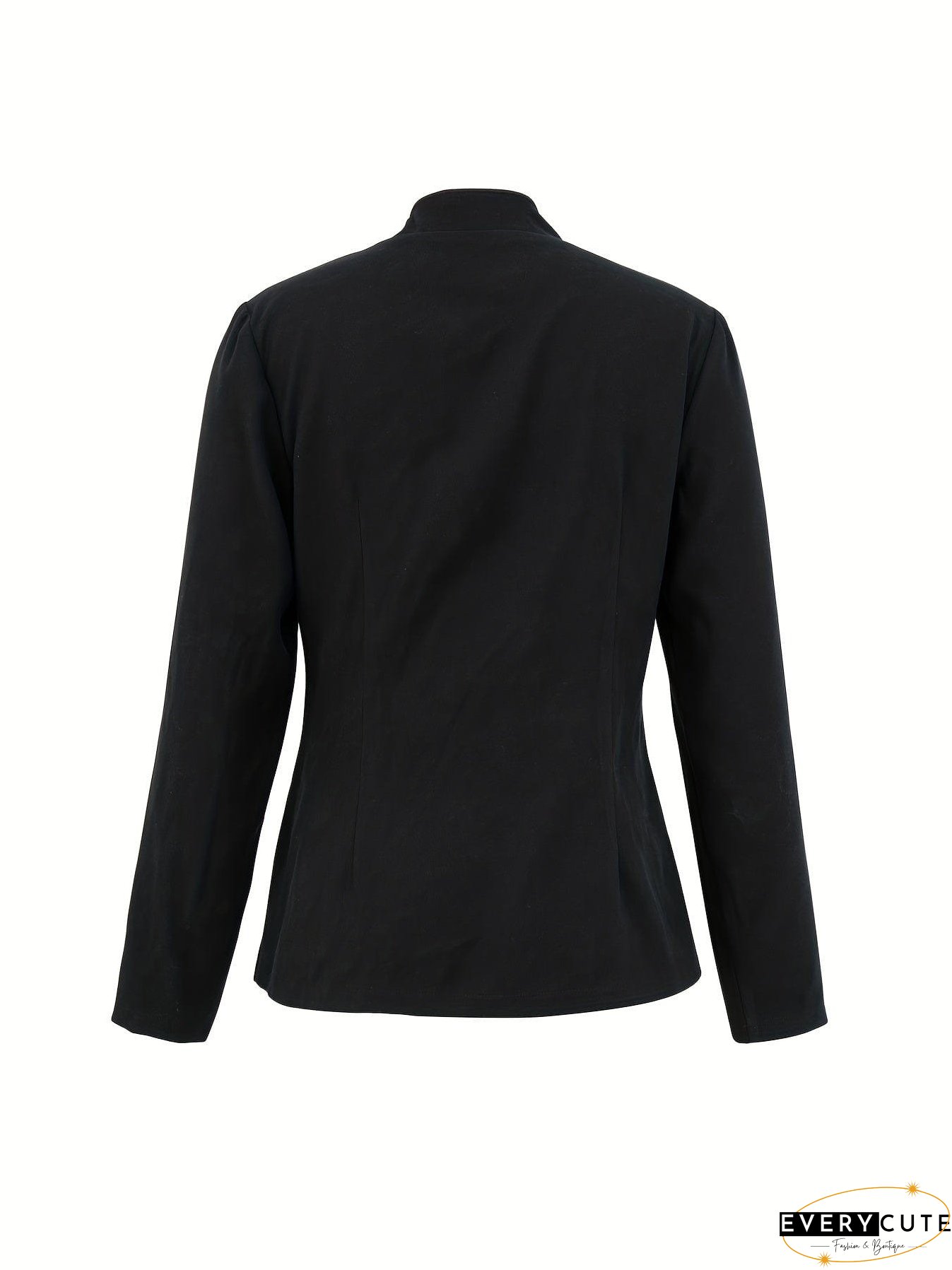 Trendy Button-Front Blazer