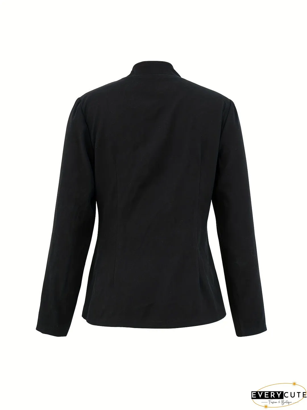 Trendy Button-Front Blazer