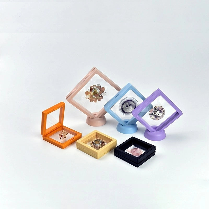 Minimalist Square Plastic Jewelry Boxes