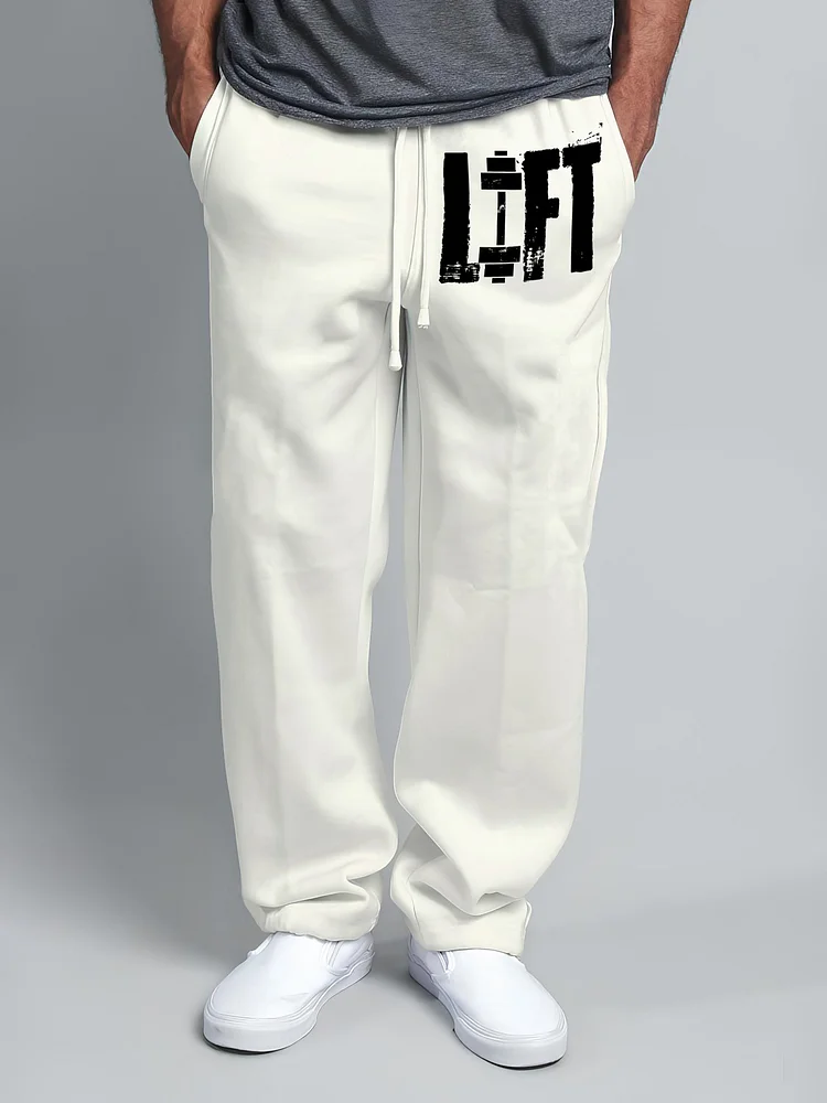 Men's Lift Graphic Print Casual Cotton Pants