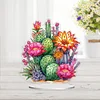 (US Local)Acrylic Special Shape Cactus Diamond Painting Desktop Decors Bedroom Table Decor