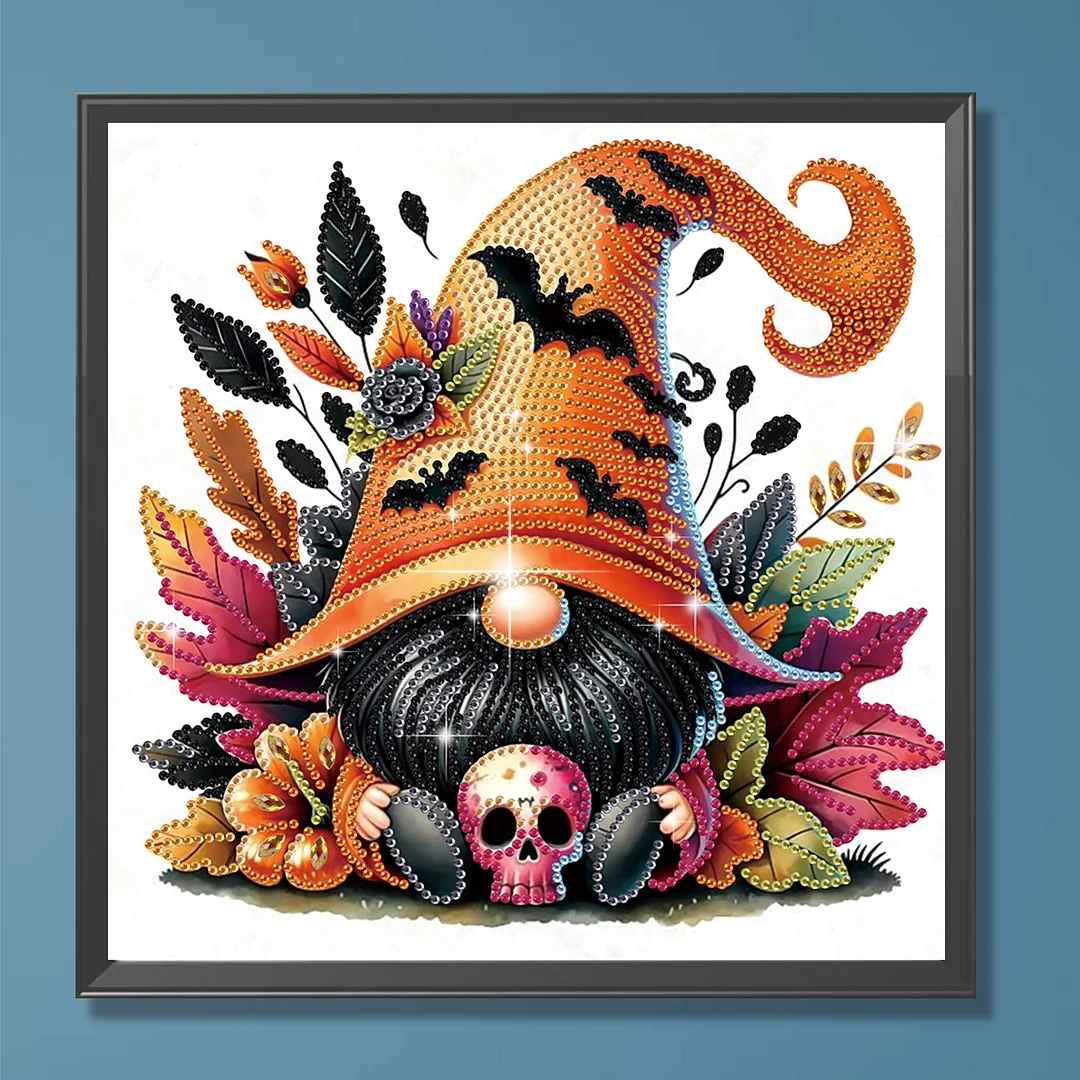 Diamond Painting - Partial Special Shaped Drill - Halloween Owl(Canvas|30*30cm)