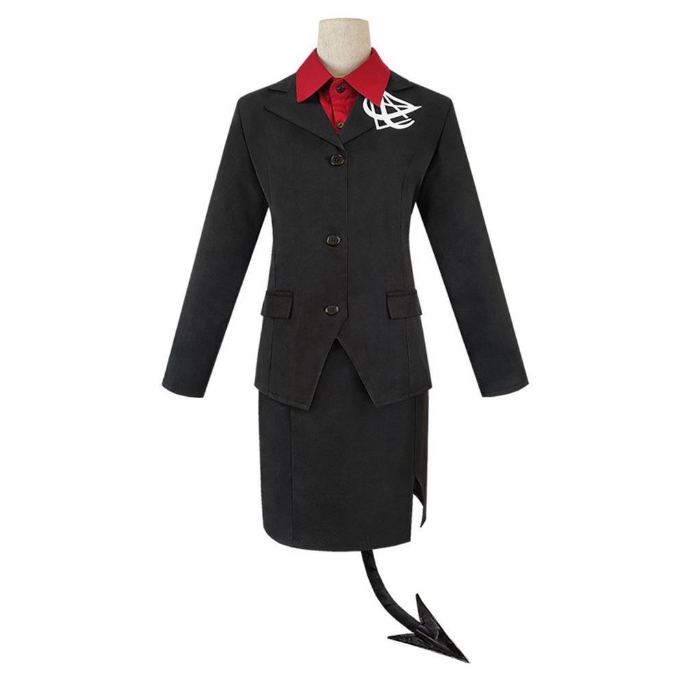 Helltaker Modeus Cosplay Kostüm Damen Uniform Outfits Halloween Karneval Kostüm