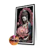 Lotus Guanyin buddhistischer runder Bohrer Diamantmalerei 40*60cm