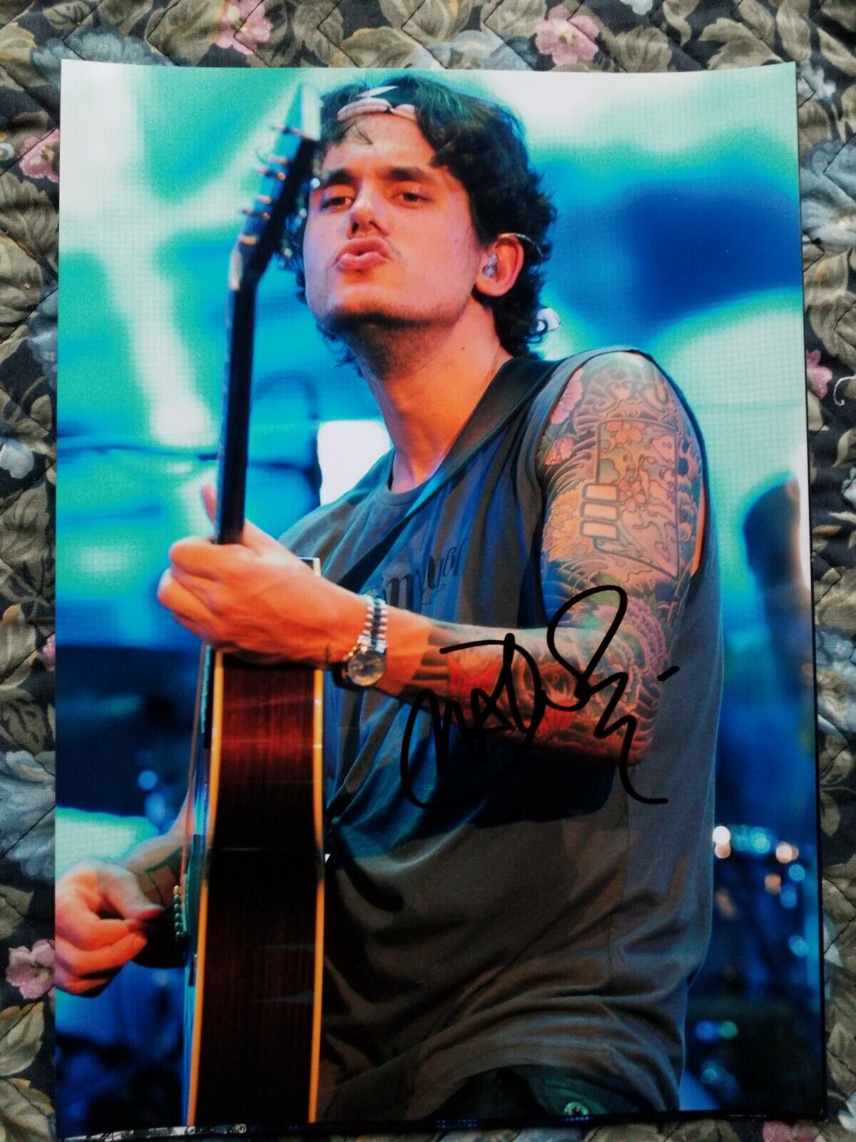 John Mayer Authentic Signed Autograph Photo Poster painting 8.2 x 11.5