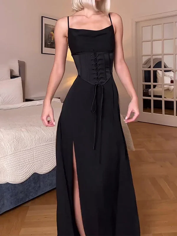 Style & Comfort for Mature Women Women's Slimming Luxury Sexy Maxi Dress