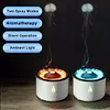 New Creative Ultrasonic Essential Oil Humidifier Volcano Aromatherapy Machine Spray Jellyfish Air Flame Humidifier Diffuser