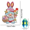 Diamond Painting Easter Egg Gnome Desktop Ornaments Kit for Office Decor