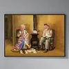 Old Couple - 11CT Counted Cross Stitch - 40*30cm