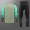 2023/2024 Atletico Madrid Half-Pull Training Suit Green 1:1 Thai Quality Set love fball