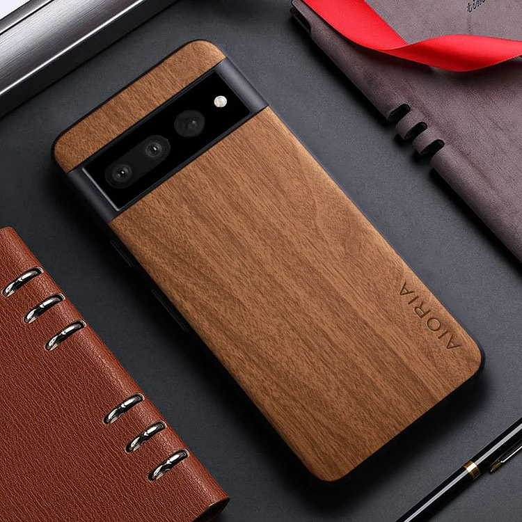 Bamboo Wood Grain Phone Case For Google