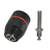 Metal Keyless Drill Chuck Adapter 1.5-13mm Quick Change Converter Fixture Tools