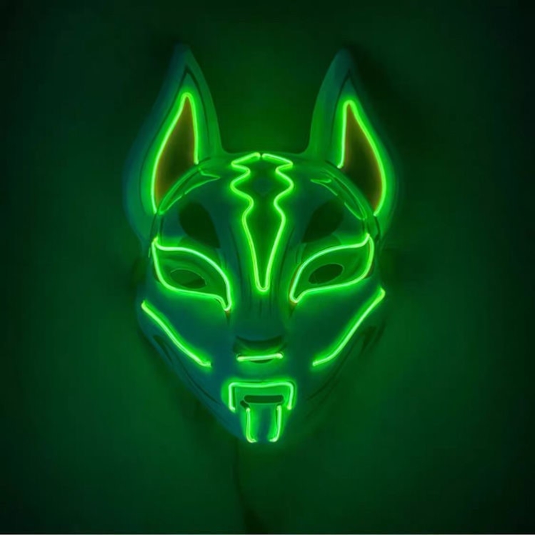 Fox Mask COS Play Mask (Without Battery) / TECHWEAR CLUB / Techwear