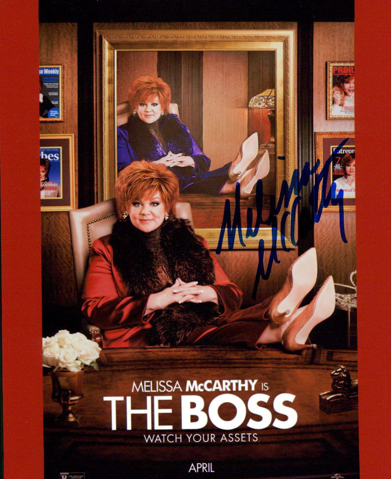 Melissa McCarthy (The Boss) signed authentic 8x10 Photo Poster painting COA