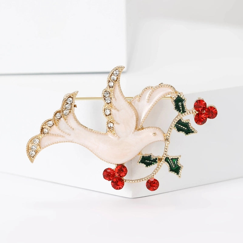Casual Elegant Pin Alloy Enamel Women's Brooches