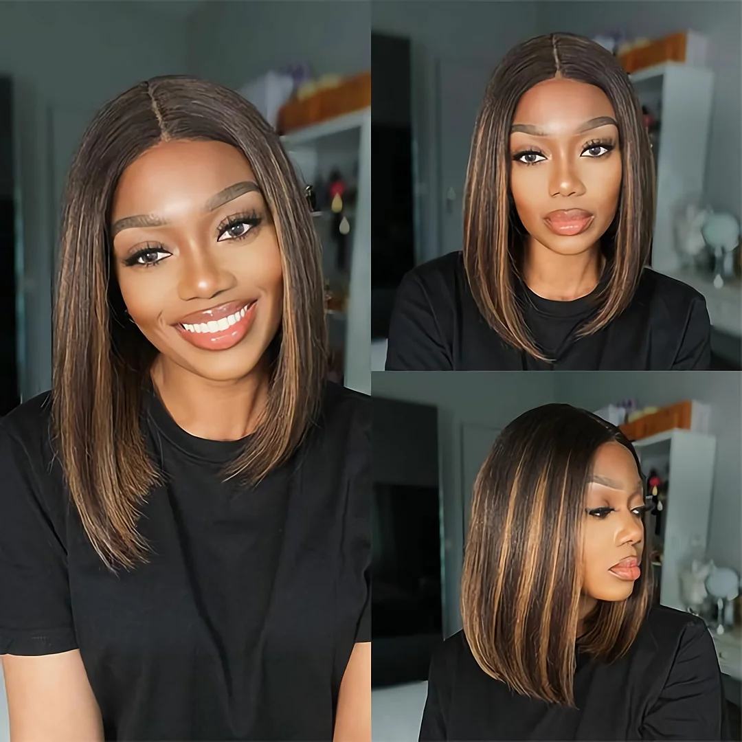 Jewtribute Hair®|Short Bob Wig Straight Glueless Wig