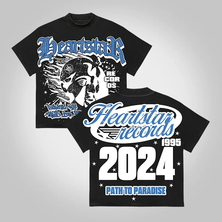 VChics Men's 2024 Path To Paradise Graphic 100% Cotton Short Sleeve T-Shirt