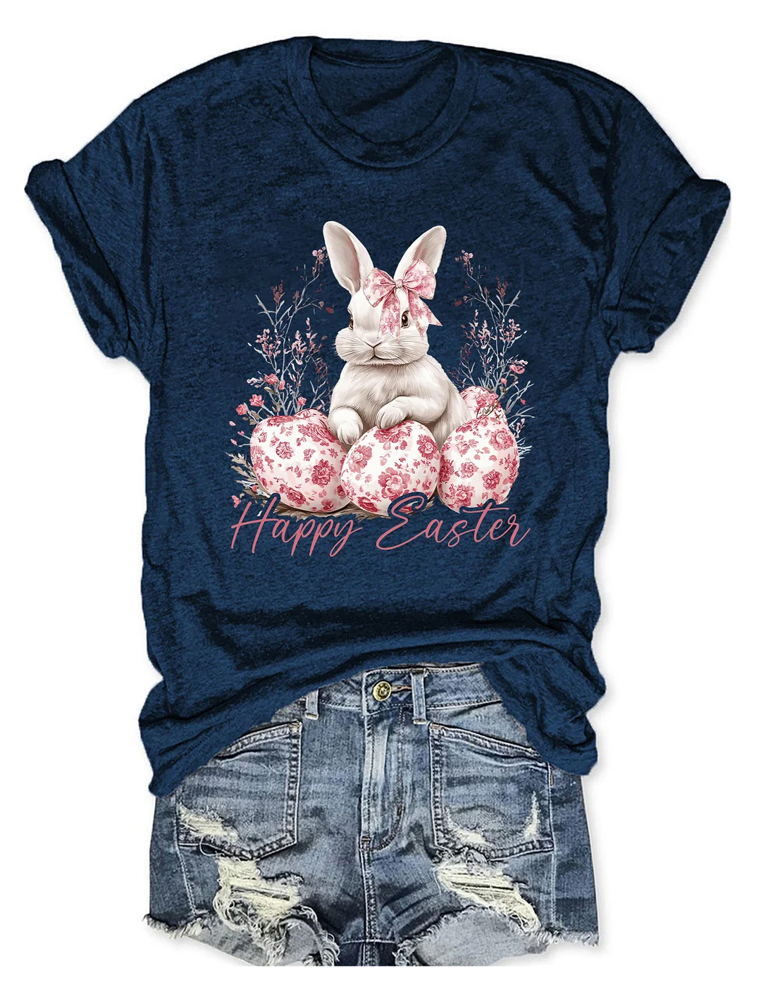 Floral Chinoiserie Bunny T-shirt
