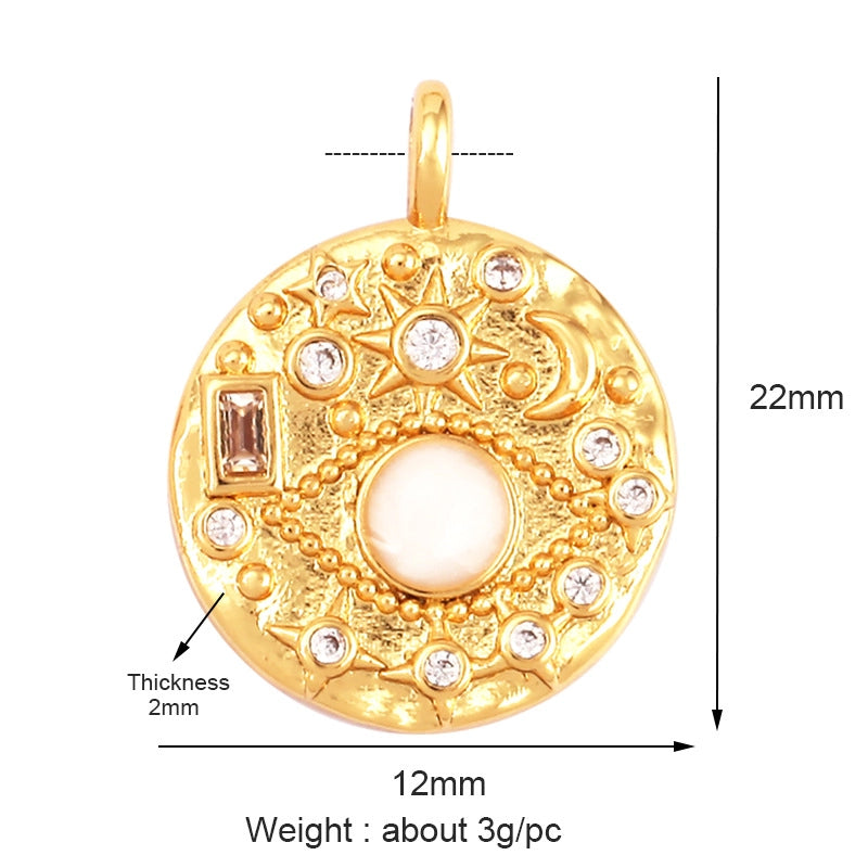 1 Piece Copper Devil’s Eye Pendant Jewelry Accessories