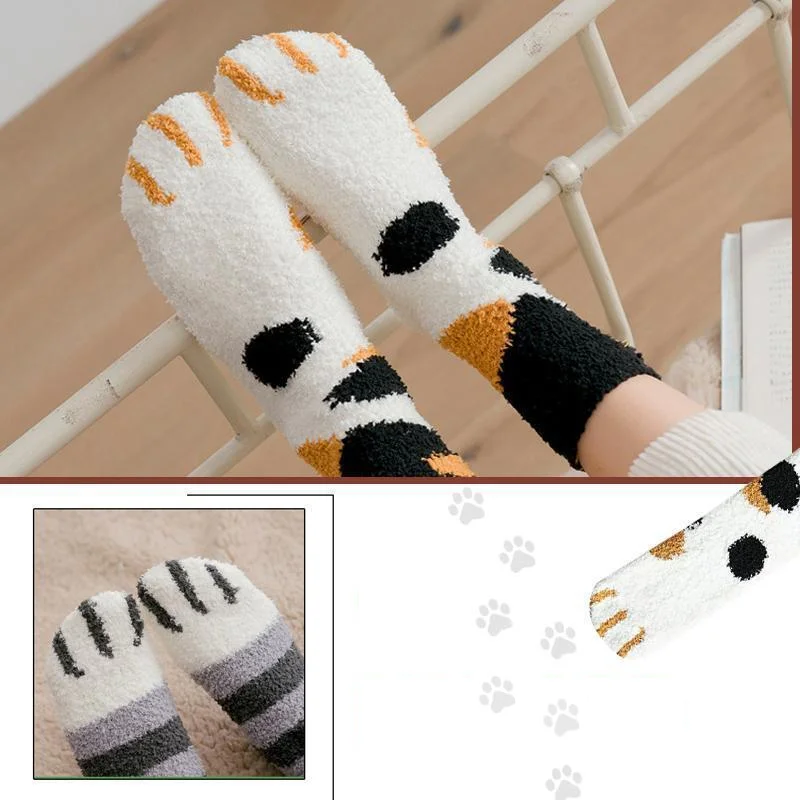 Meladen™ Winter-Katze nette starke warme Boden-Socken🐾