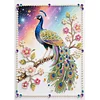 Diamond Painting-DIY Special Shaped Drill Pearl Painting Peacock(30x40cm)