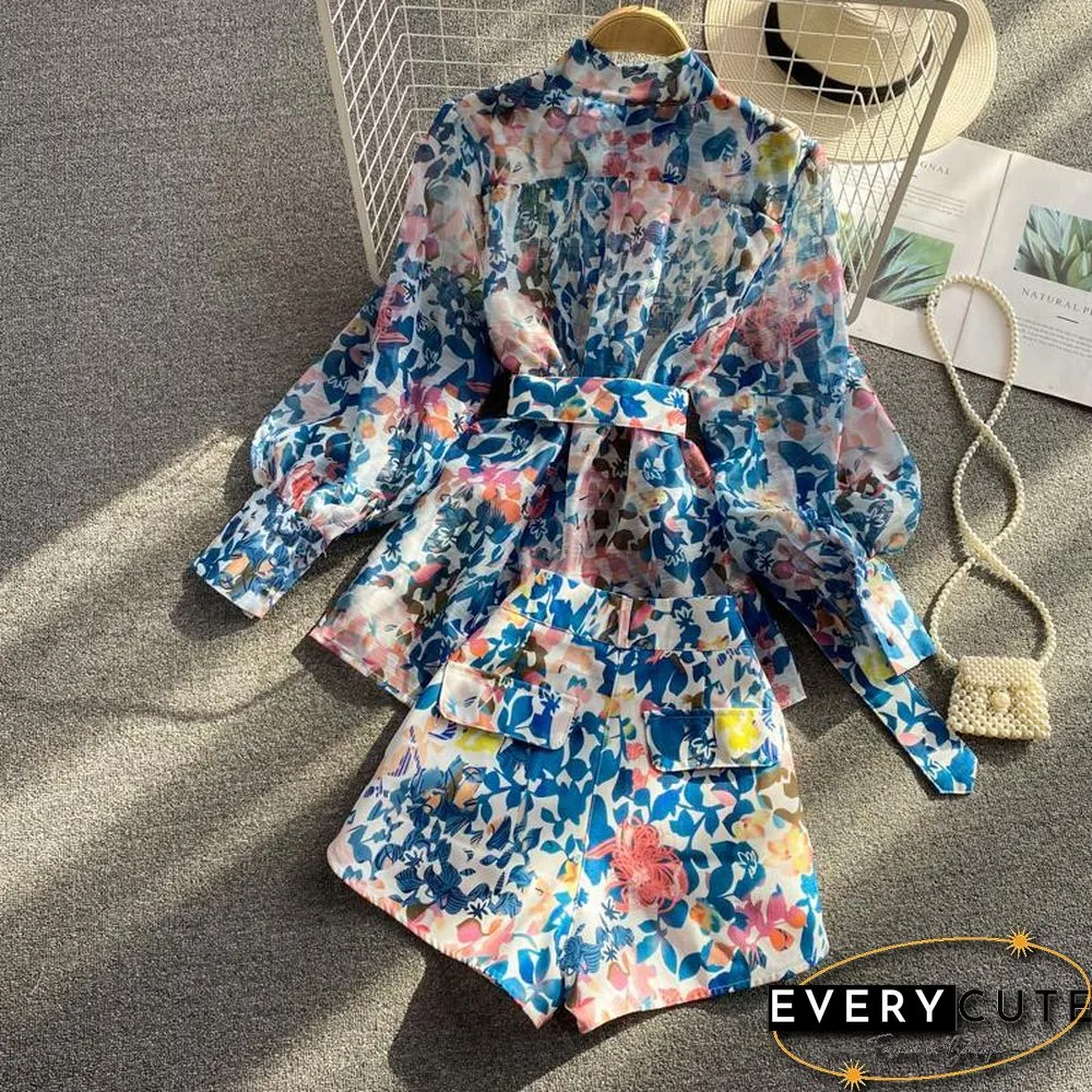 Long Sleeve Two-Piece Set P13358
