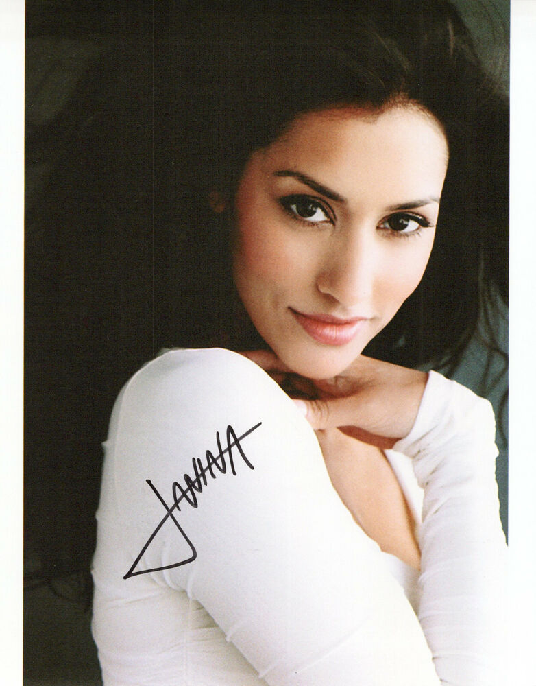 Janina Gavankar glamour shot autographed Photo Poster painting signed 8x10 #3